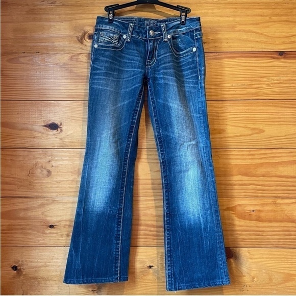 Miss Me Denim - Miss Me Mid Rise Bootcut Jeans 27 JD1038B